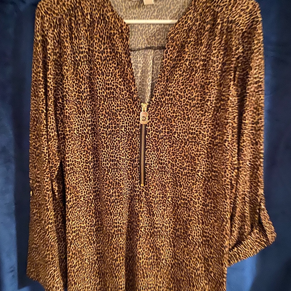 MK  leopard print shirt